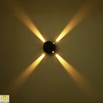 چراغ دیواری دکوراتیو 6 وات گلنور مدل آلفا 1