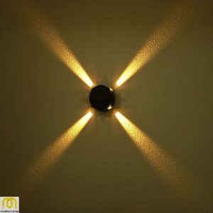 چراغ دیواری دکوراتیو 6 وات گلنور مدل آلفا 1