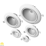 چراغ سقفی 7 وات گرد توکار COB LED