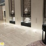چراغ دیواری توکار ال ای دی گچی مدل آترا L