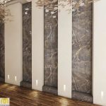 چراغ دیواری توکار ال ای دی گچی مدل آترا L