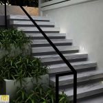 چراغ دیواری توکار ال ای دی گچی مدل آترا S