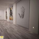چراغ دیواری توکار ال ای دی گچی مدل آترا S