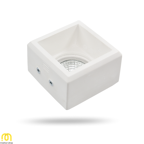 چراغ سقفی توکار گچی 5~10 وات مدل کوادرا1