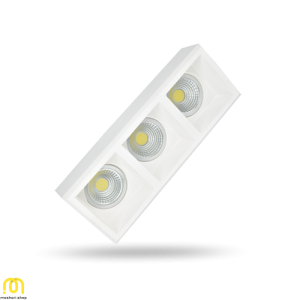 چراغ سقفی 5~10 وات توکار گچی LED مدل کوادرا3