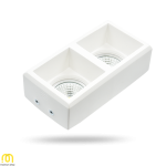 چراغ سقفی 5~10 وات توکار گچی LED مدل کوادرا 2