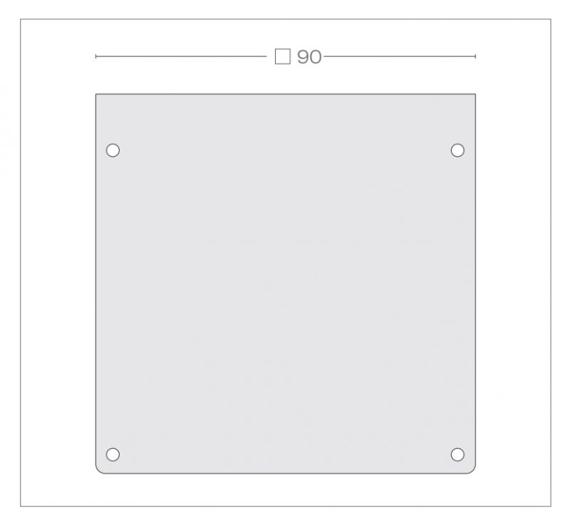 چراغ خطی روکار 40 وات ال ای دی SMD