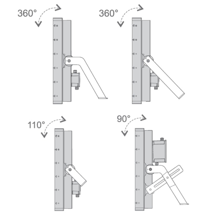 پروژکتور ال ای دی 500 وات 1×6 مدل ماتریس