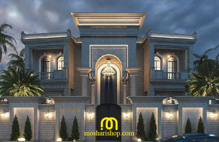طراحی نورپردازی نمای ساختمان